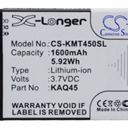 Replacement For Kazam Kaq45-Cyfal022089 Battery